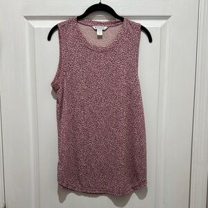 Athleta Pink Tank Top Relaxed Fit - Designer Medium top shirt gym workout